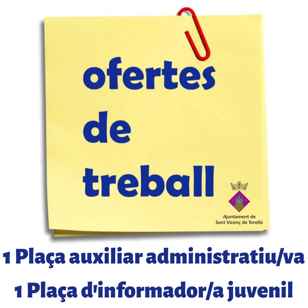 OFERTES DE TREBALL