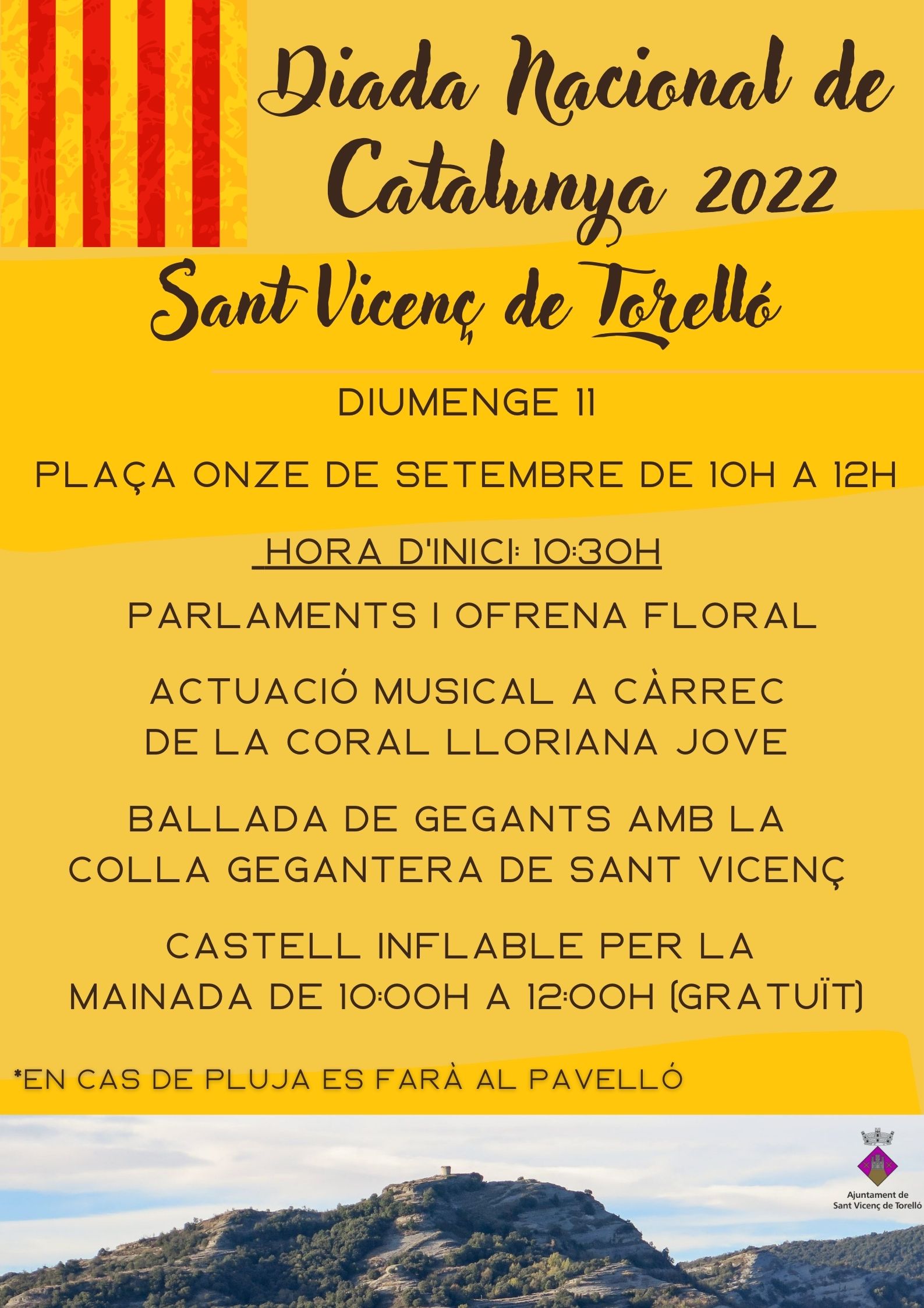 Diada Nacional de Catalunya a Sant Vicenç