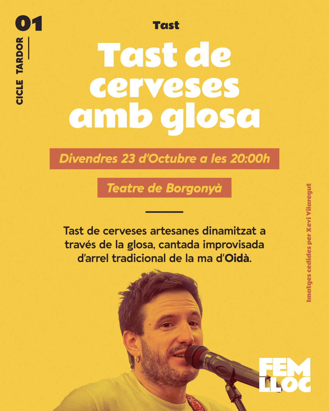 TAST DE CERVESES ARTESANES AMB GLOSA 