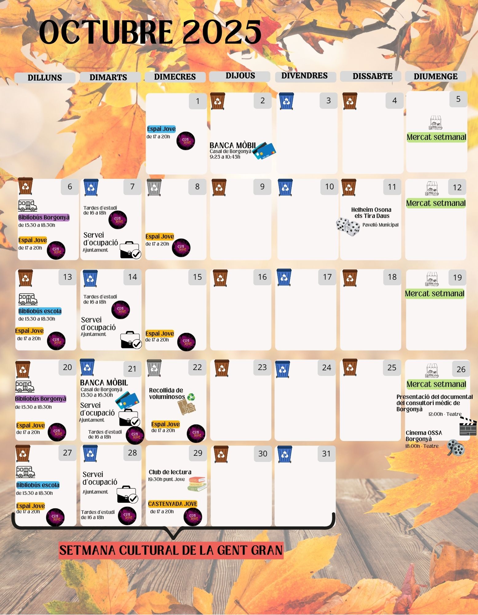 AGENDA MENSUAL 2025