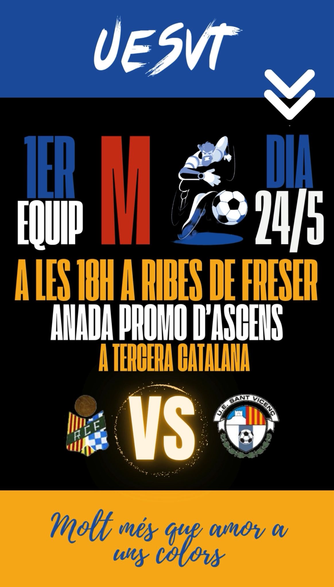 EL SANTVI MASCULÍ DE FUTBOL ES JUGA L'ASCENS