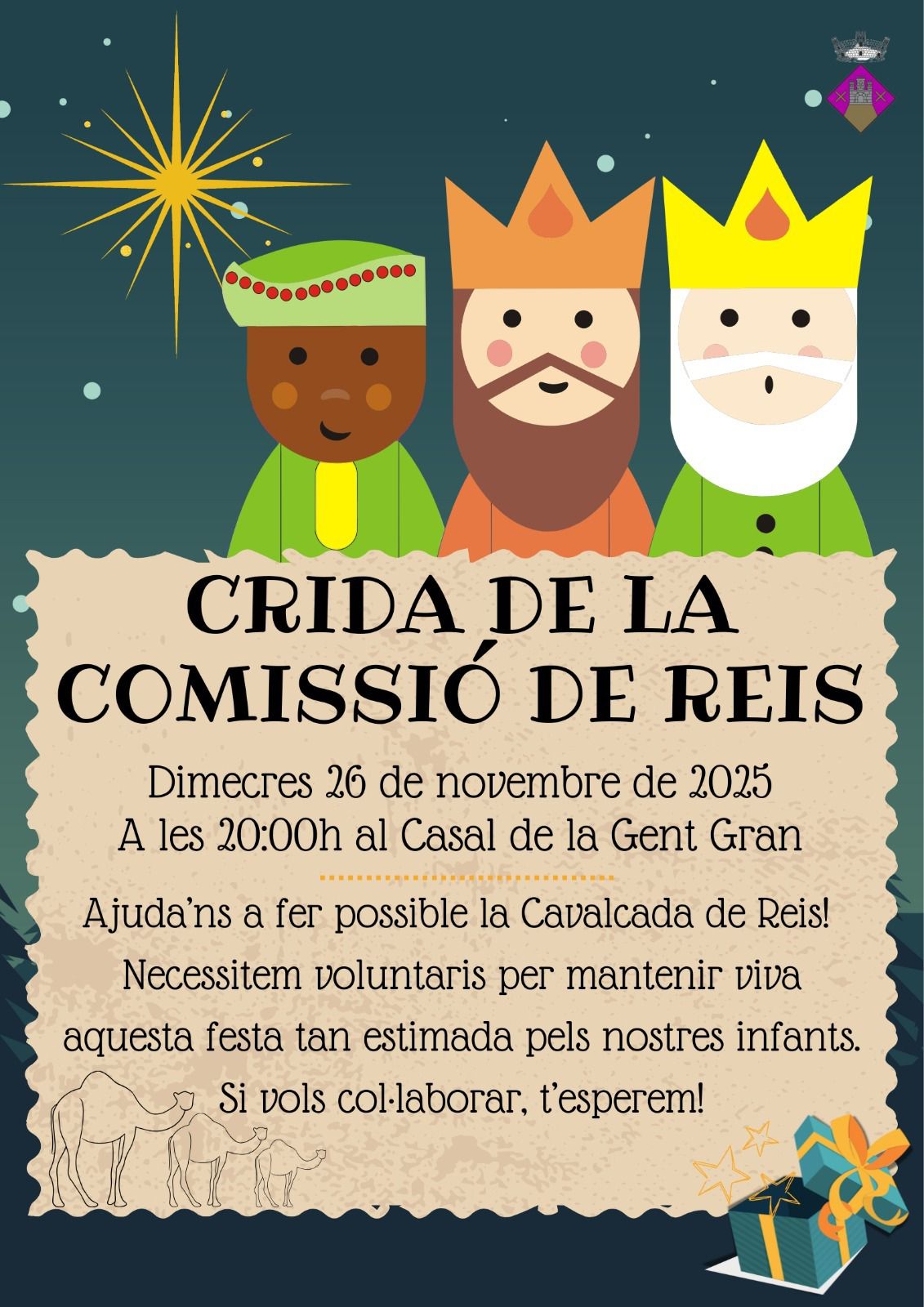 CRIDA DE LA COMISSIÓ DE REIS DE SANT VICENÇ