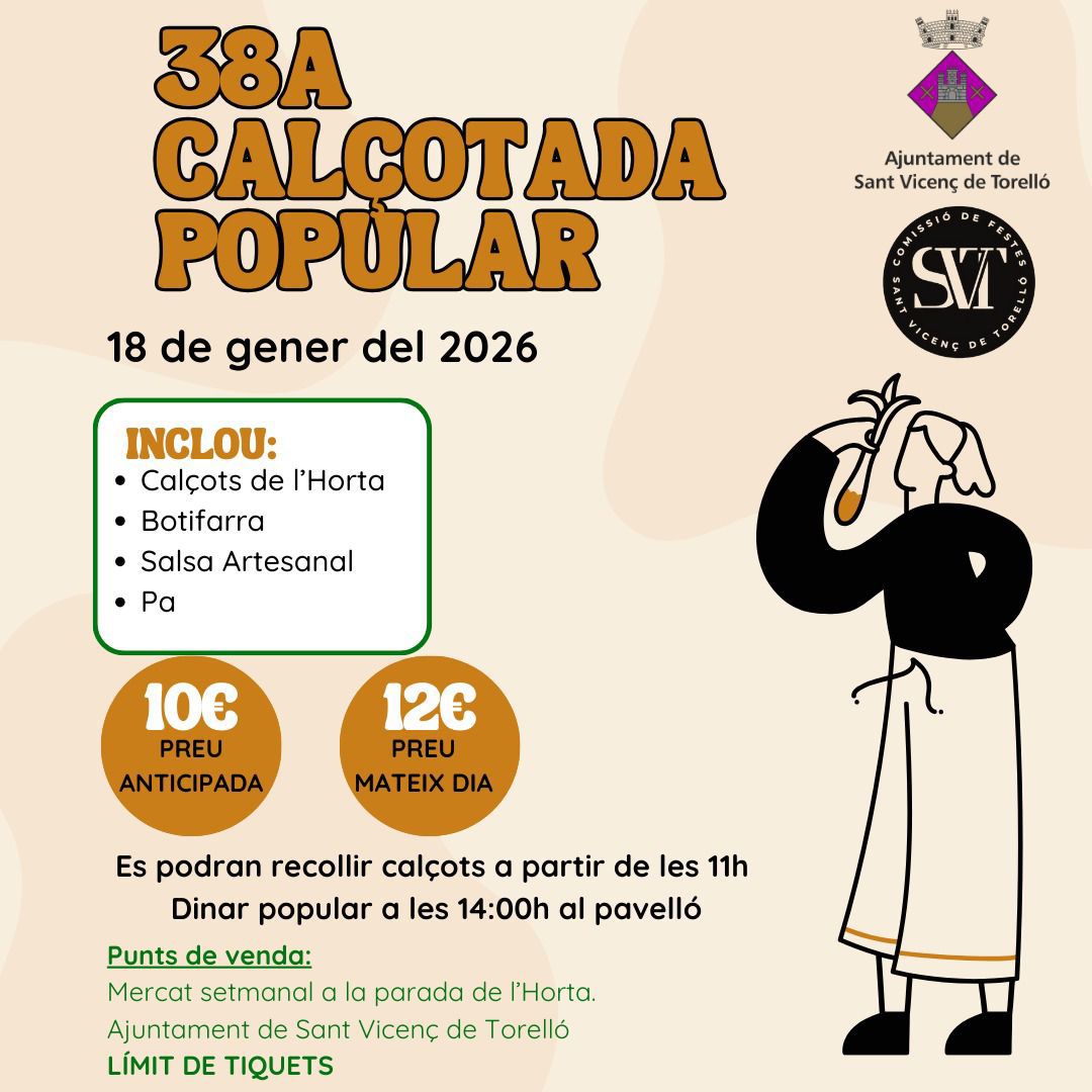 CAL&Ccedil;OTADA POPULAR A SANT VICEN&Ccedil; DE TORELL&Oacute;