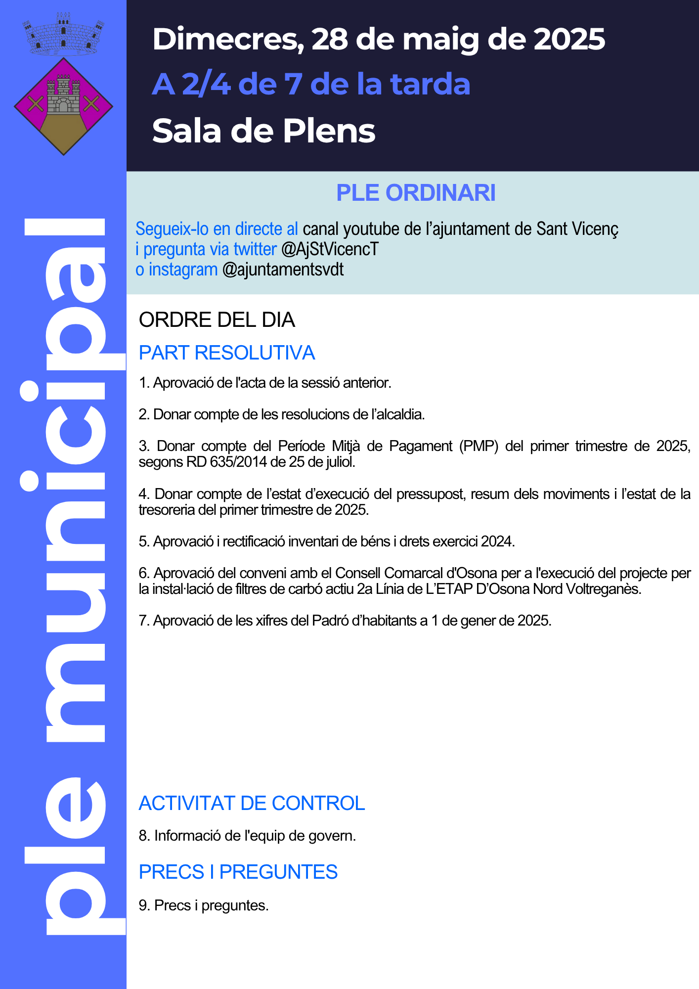 PLE ORDINARI